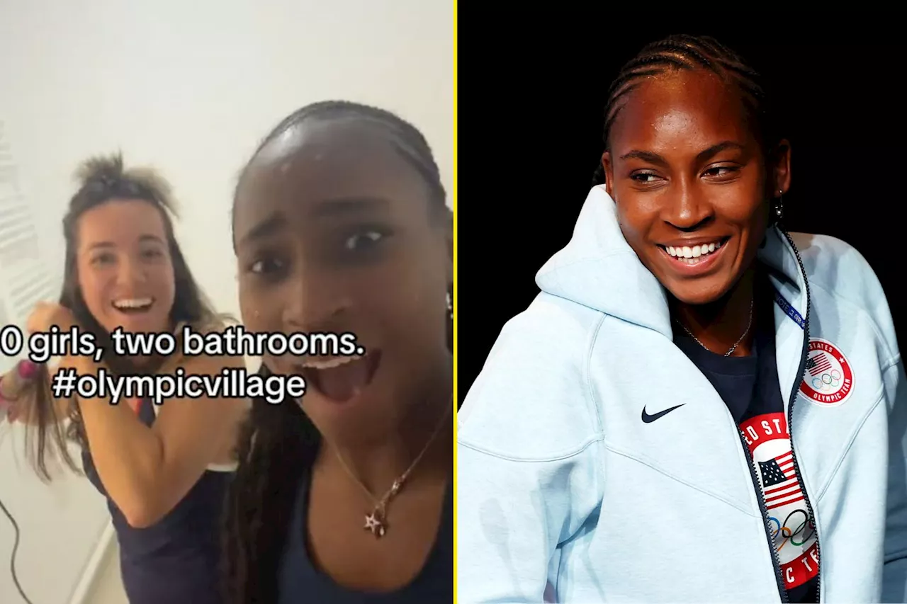 Coco Gauff reveals Team USA teammates have fled from Olympic village to hotel over bathroom issues...