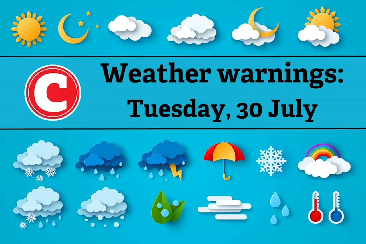 Very cold conditions in Western and Northern Cape and damaging coastal winds and waves