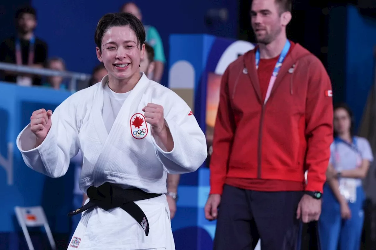 Judo champ Christa Deguchi claims Canada's first gold of Paris Games