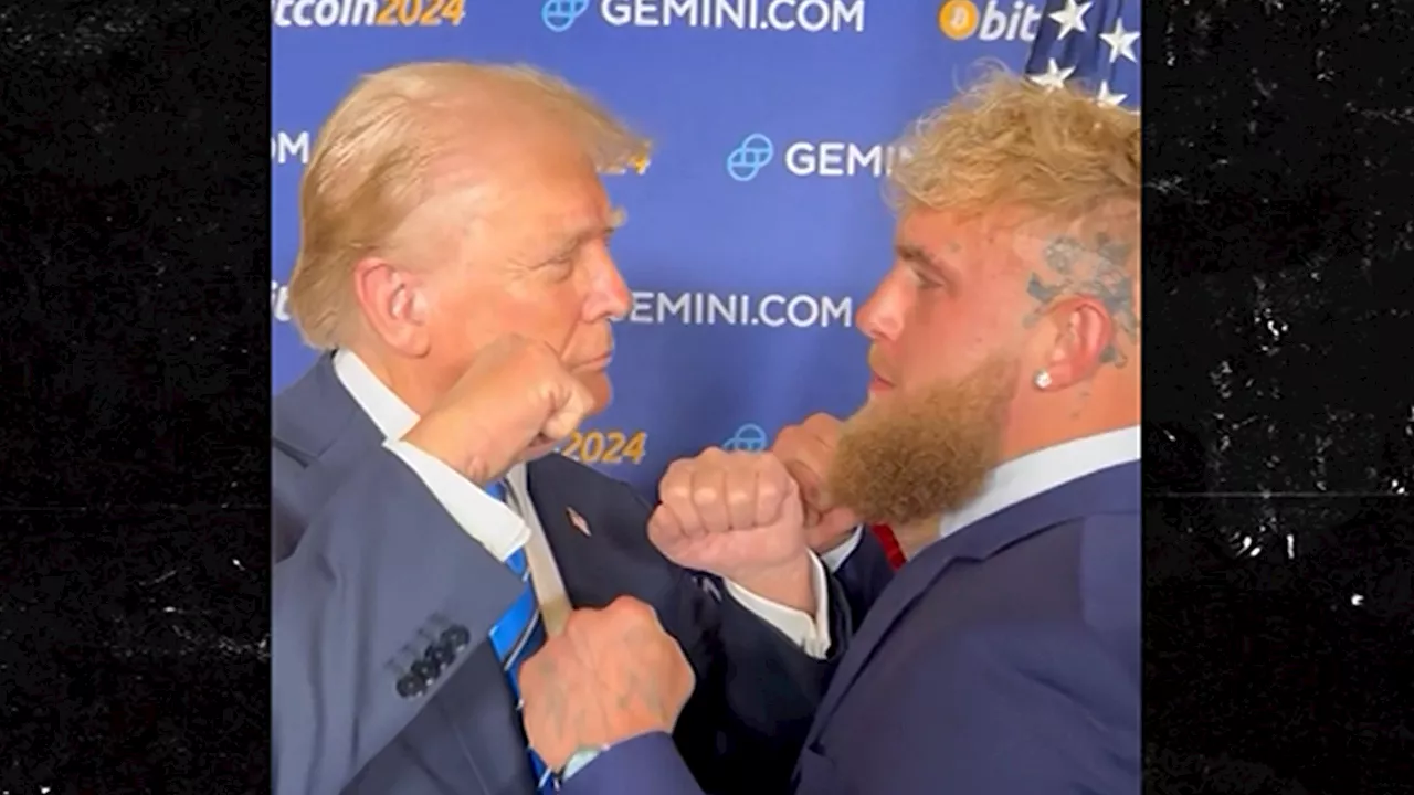 Jake Paul Squares Up With Donald Trump, Throws Support Behind Former President