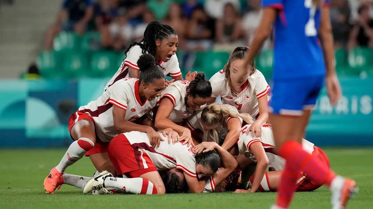 Canadian women's soccer team can advance with victory over Colombia on Wednesday, despite sanctions