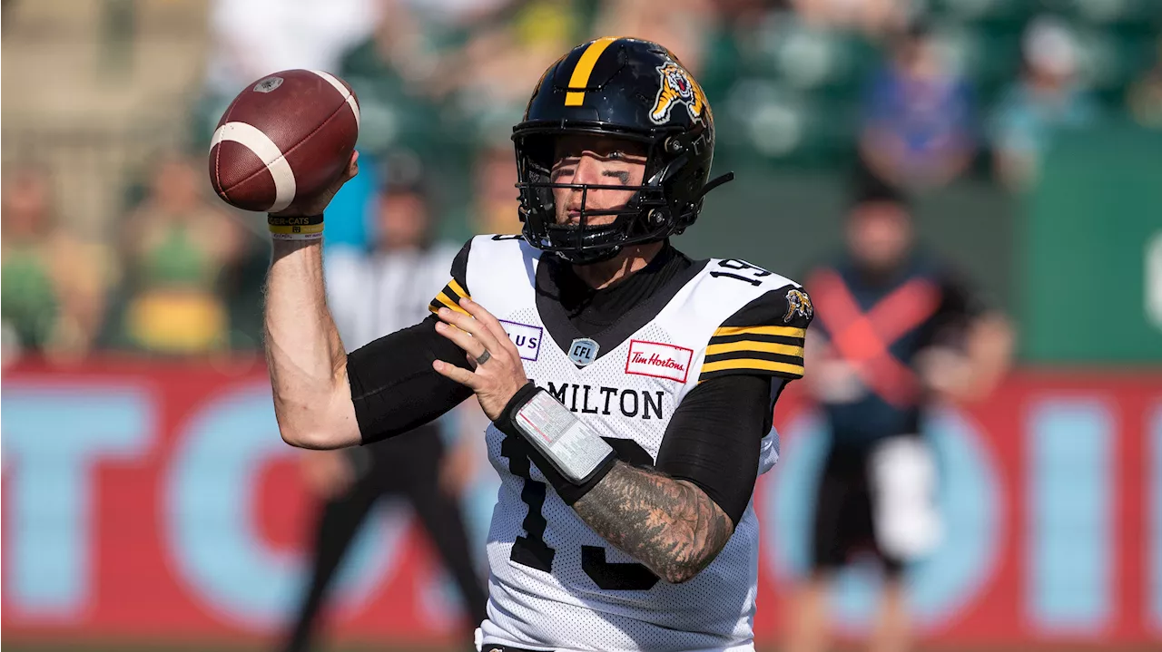 Mitchell helps Tiger-Cats blitz winless Elks