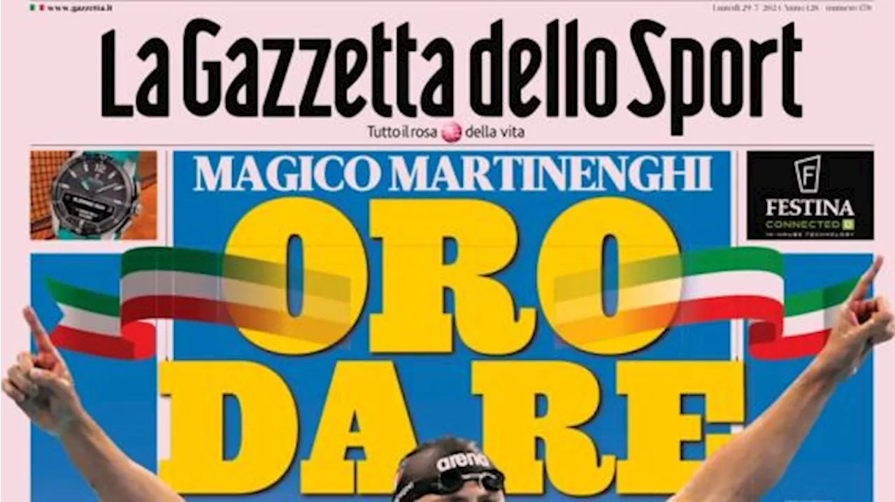 La Gazzetta dello Sport in prima pagina: 'Fonseca, ora ci siamo: c'è Pavlovic per te'