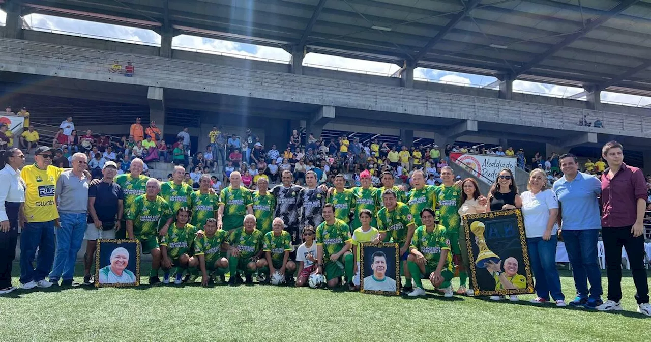 Las viejas glorias de Atlético Bucaramanga se enfrentaron en el estadio Villa Concha de Piedecuesta