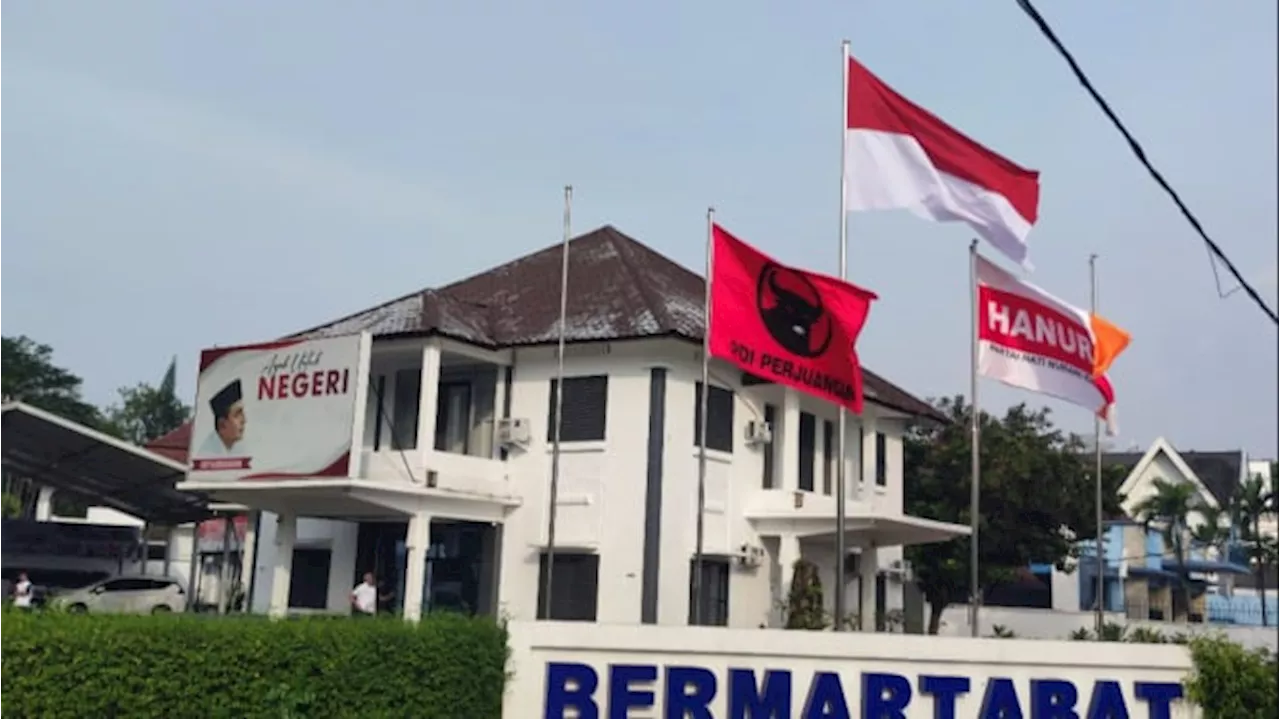 Bendera PDIP Berkibar di Posko Pemenangan Edy Rahmayadi, Sinyal Dukungan Resmi di Pilgub?