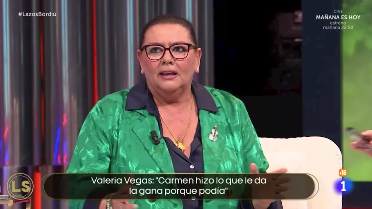 María del Monte defiende a Carmen Martínez-Bordiú en 'Lazos de sangre:': 'No hay que ser tan críticos con los demás'