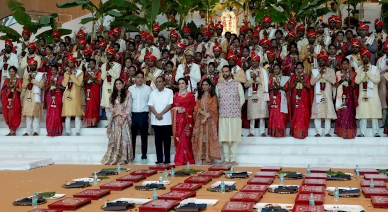 Indian tycoon launches mass weddings to celebrate son's nuptials