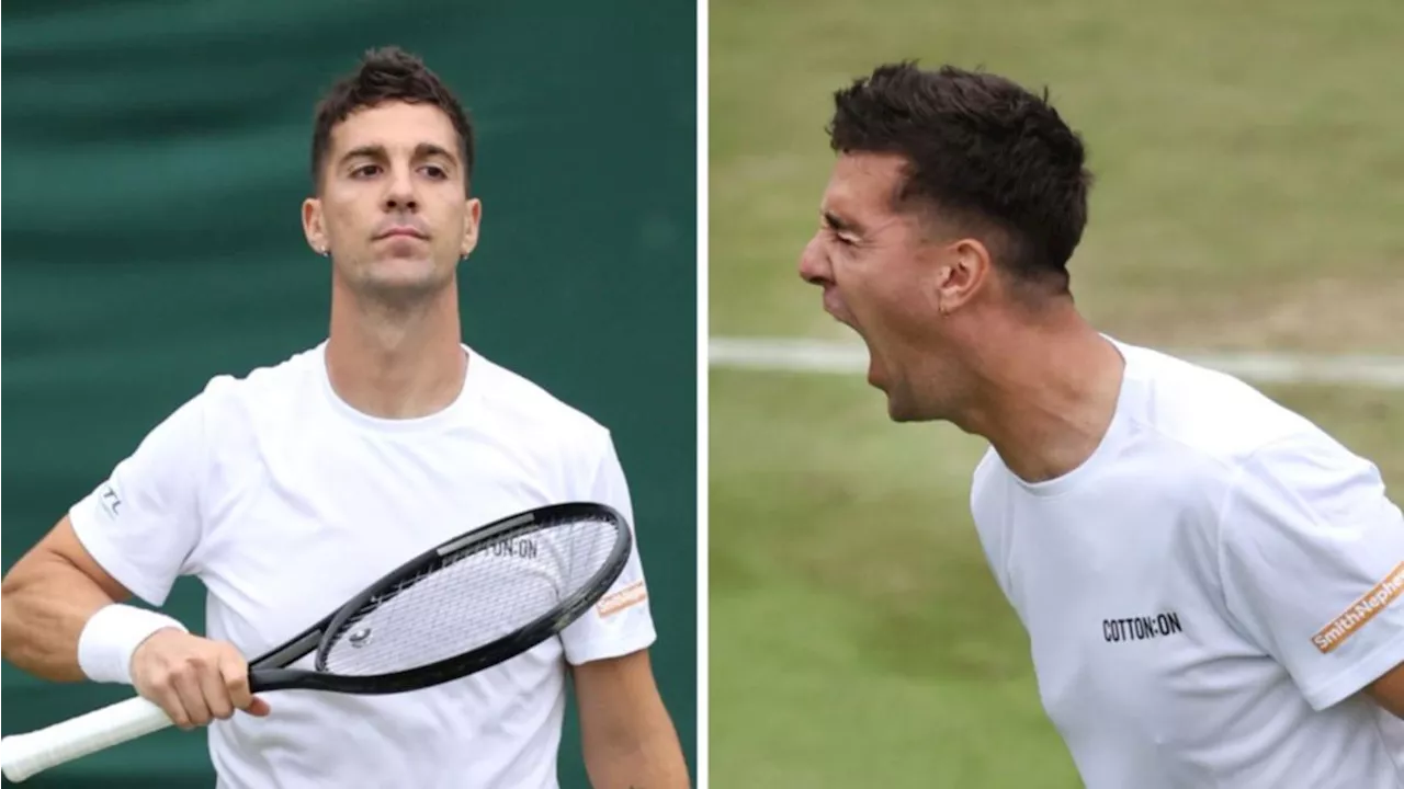 Australian tennis star Thanasi Kokkinakis pulls off another five-set miracle at Wimbledon