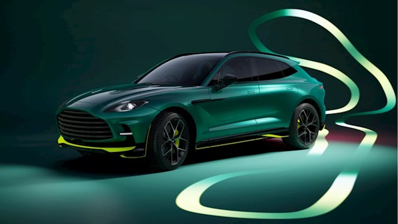 Aston Martin DBX707 AMR24 celebra il team di F1