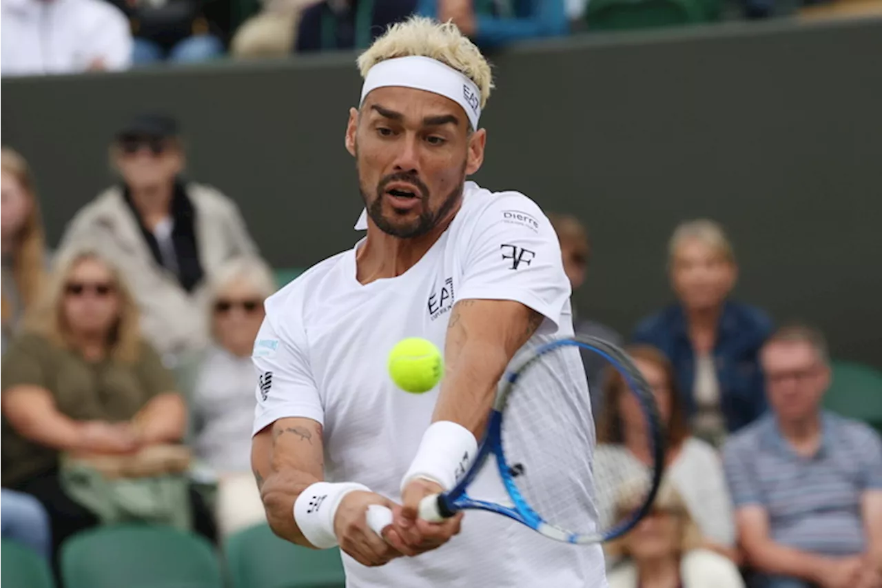 Wimbledon: exploit Fognini, battuto Ruud in 4 set