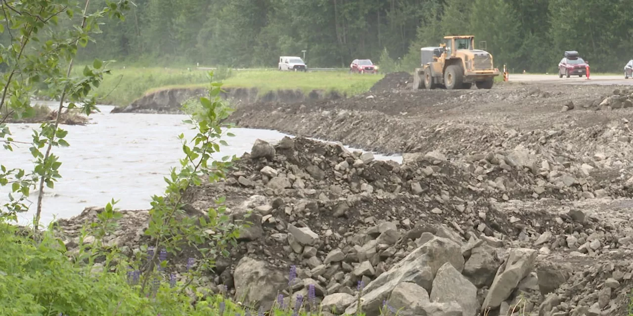 State races to battle erosion threatening Glenn Highway in Sutton