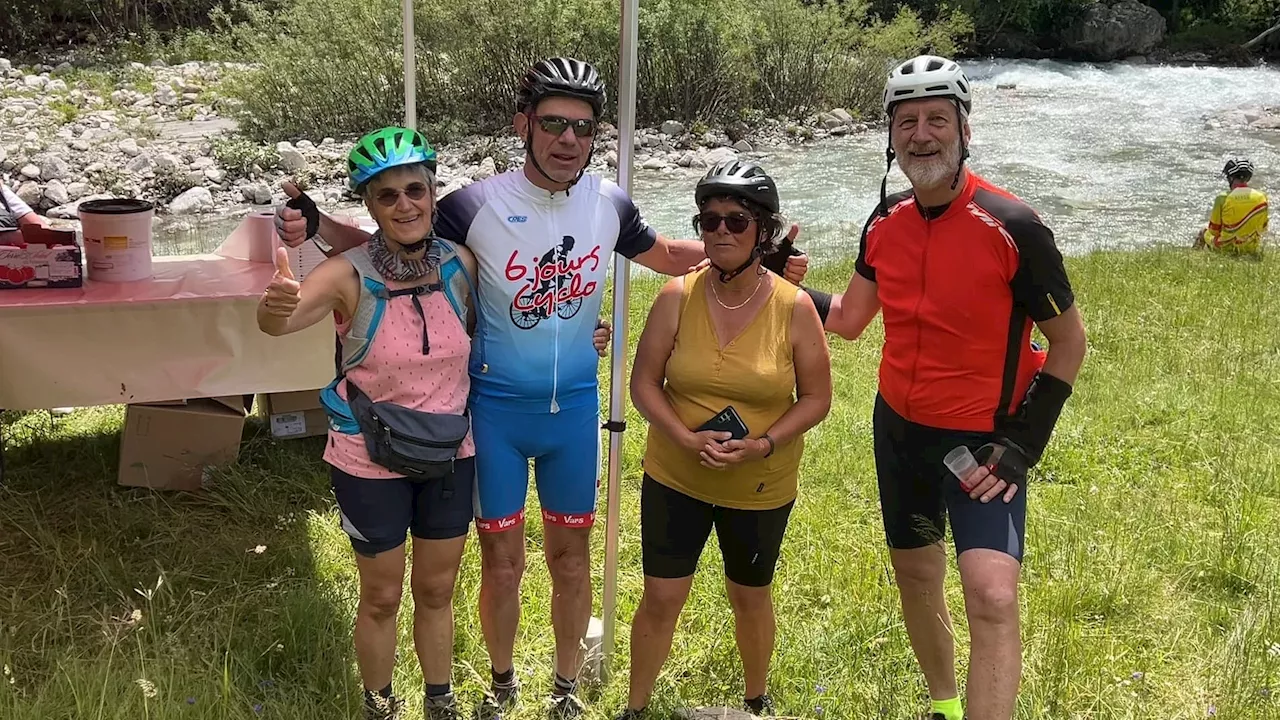 'Le parcours est très joli': la troisième étape du 6 jours cyclo de Vars riche en nature pour les cyclistes