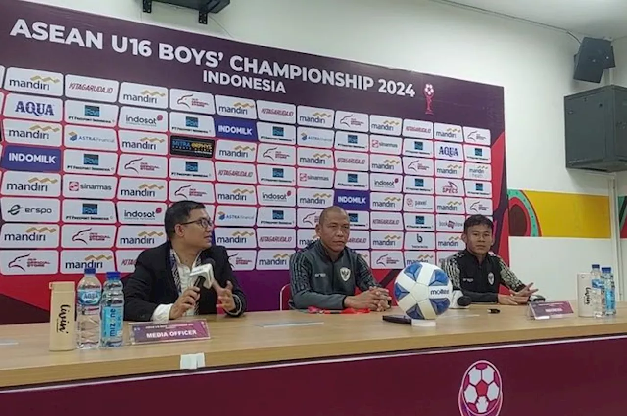  Klarifikasi Nova Arianto soal Aksi Banting Botol saat Timnas U-16 Indonesia Hadapi Vietnam