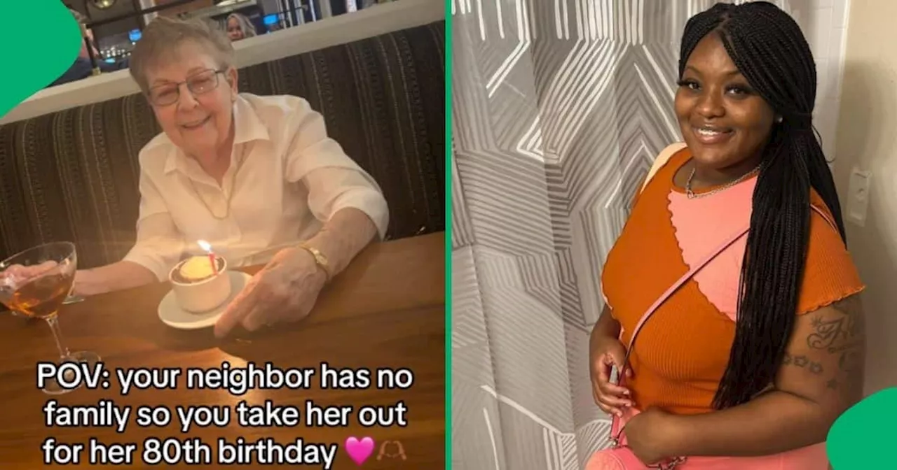 Kind Woman Makes Lonely Neighbour's 80th Birthday Unforgettable With Heartwarming Celebration