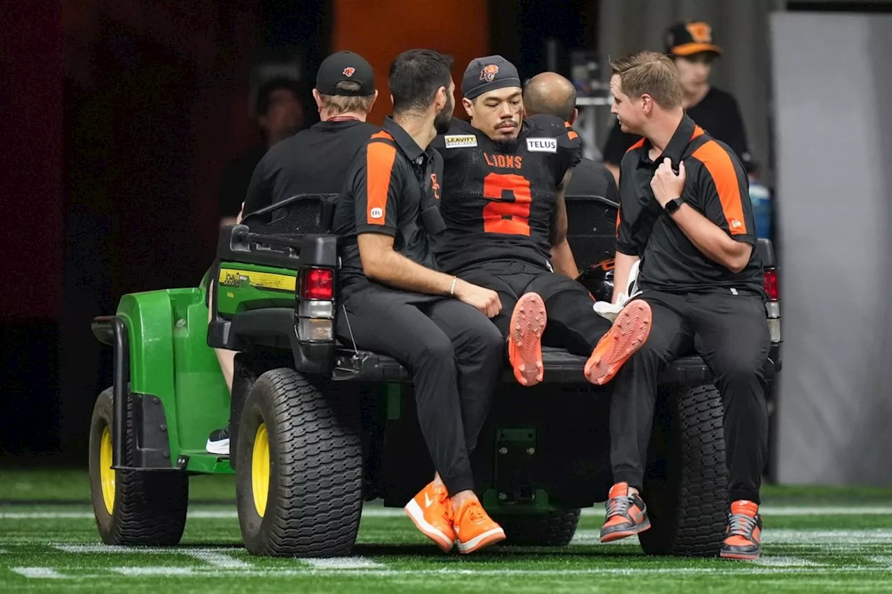 B.C. Lions linebacker Josh Woods suffers season-ending knee injury