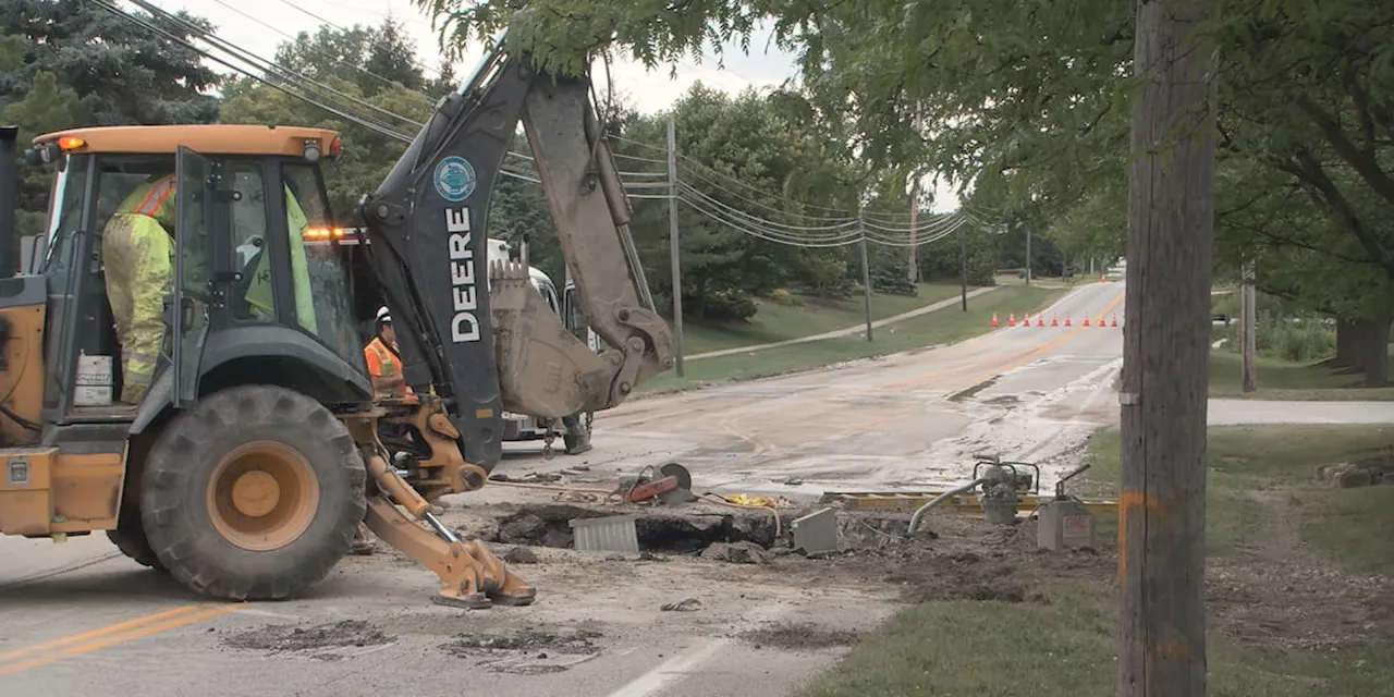 Brunswick neighbors frustrated by repeated water main breaks