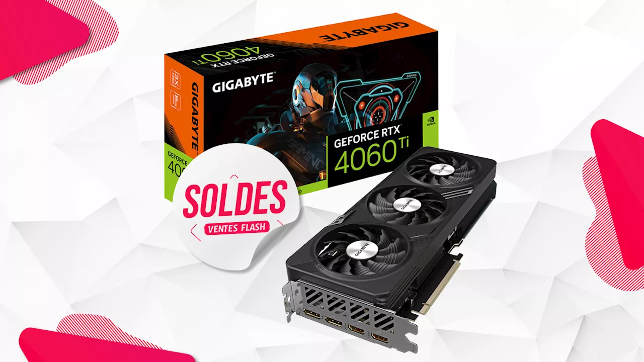 Avec une note de 7/10, l'excellente GeForce RTX 4060 Ti est à prix cassé pour les soldes