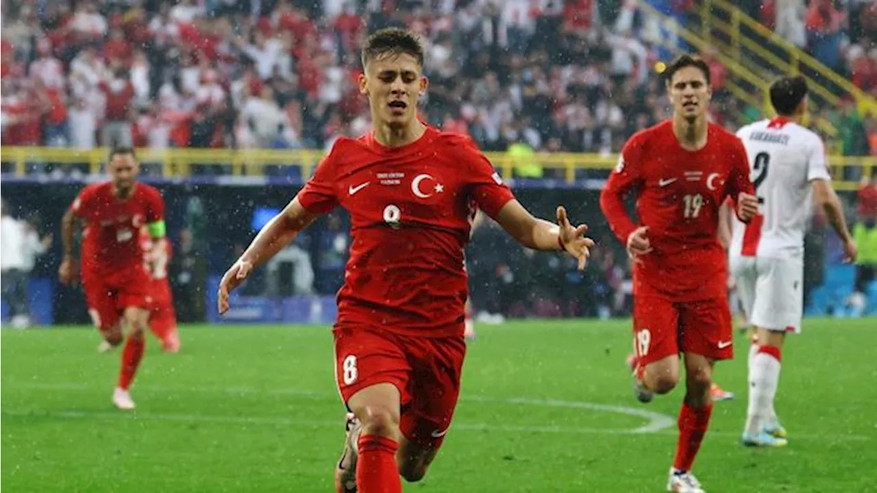 Wonderkid Turki Arda Guler Samai Rekor Rooney dan Ronaldo di Euro