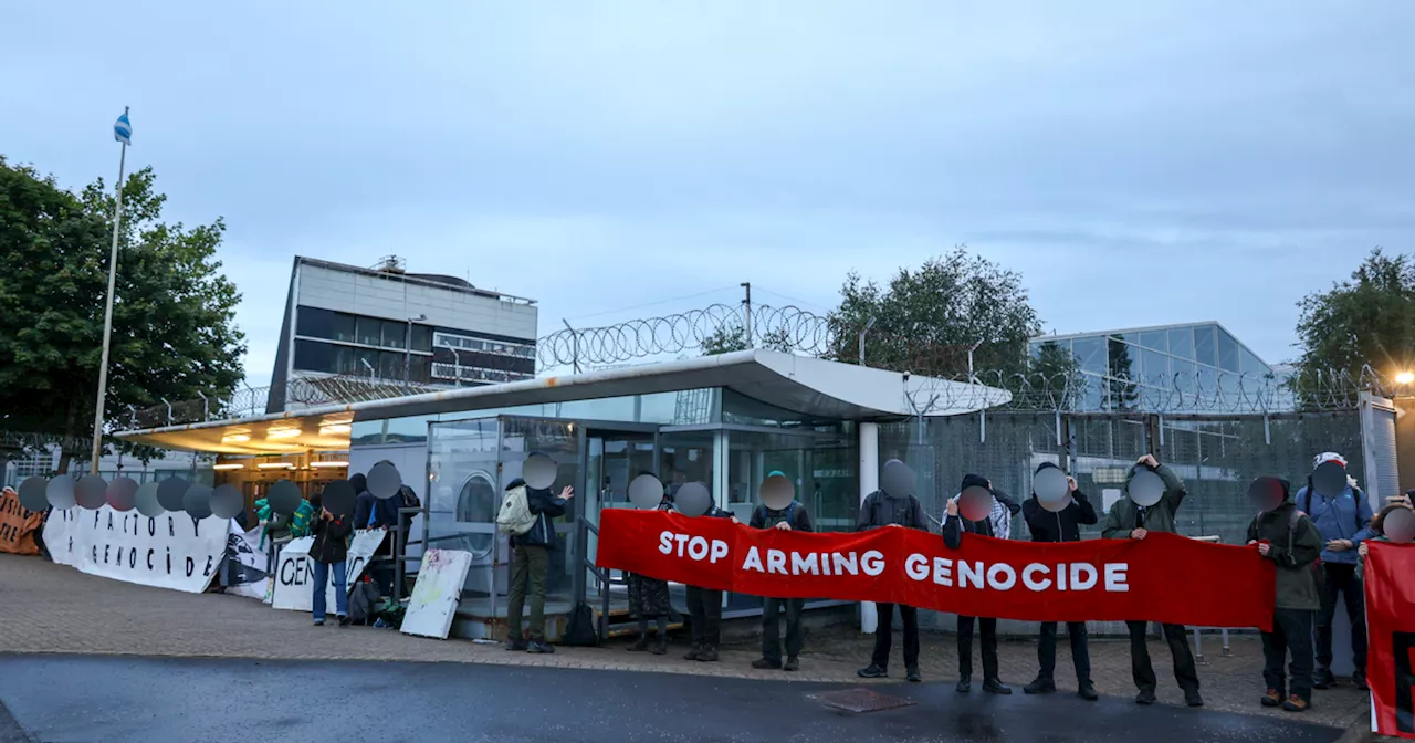 Glasgow Thales factory blocked by pro-Palestine protesters