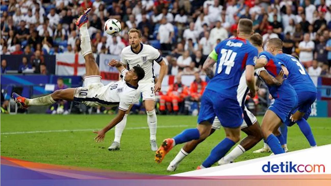 Bikin Gol Salto Lawan Slovakia, Bellingham Serasa Ronaldo