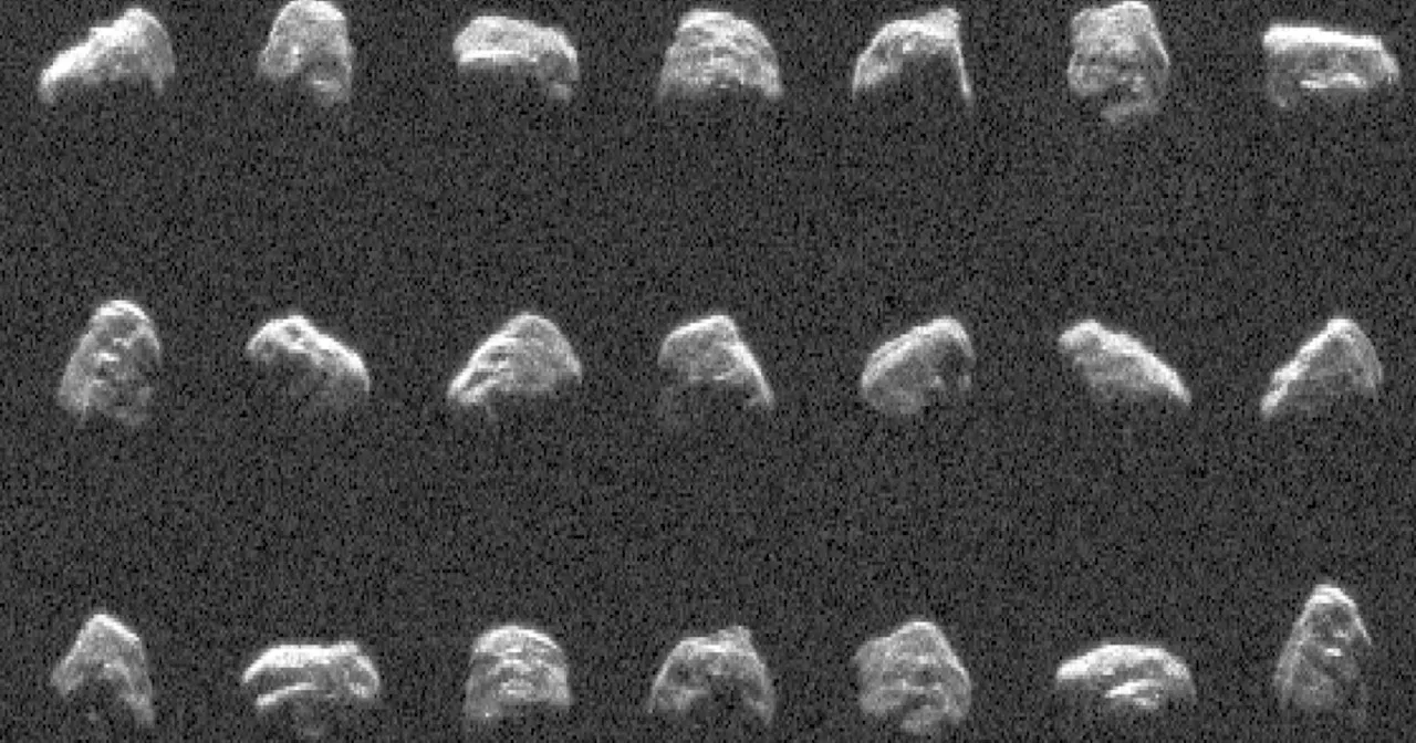 Two asteroids whipped past Earth last week, and researchers snapped images