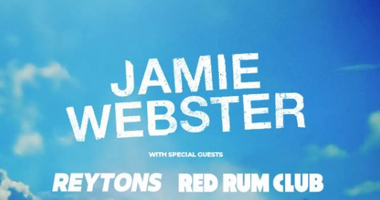 Jamie Webster at Sefton Park tickets still available