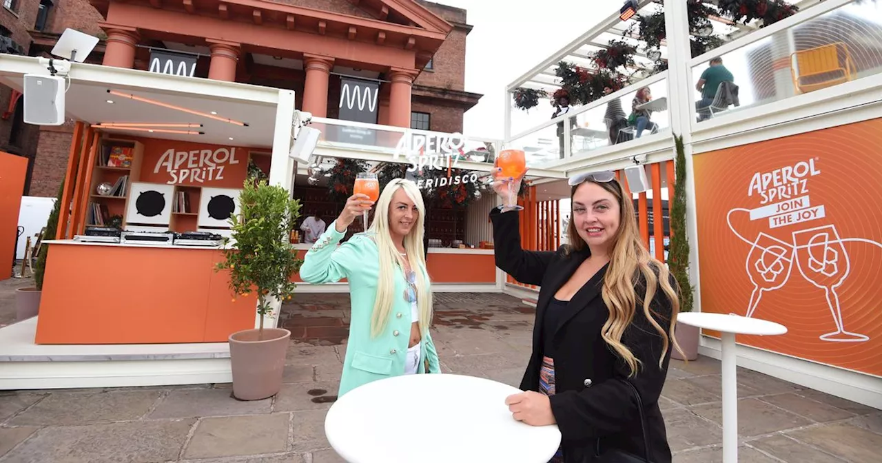 New Aperol bar opens on Albert Dock but it's not staying for long