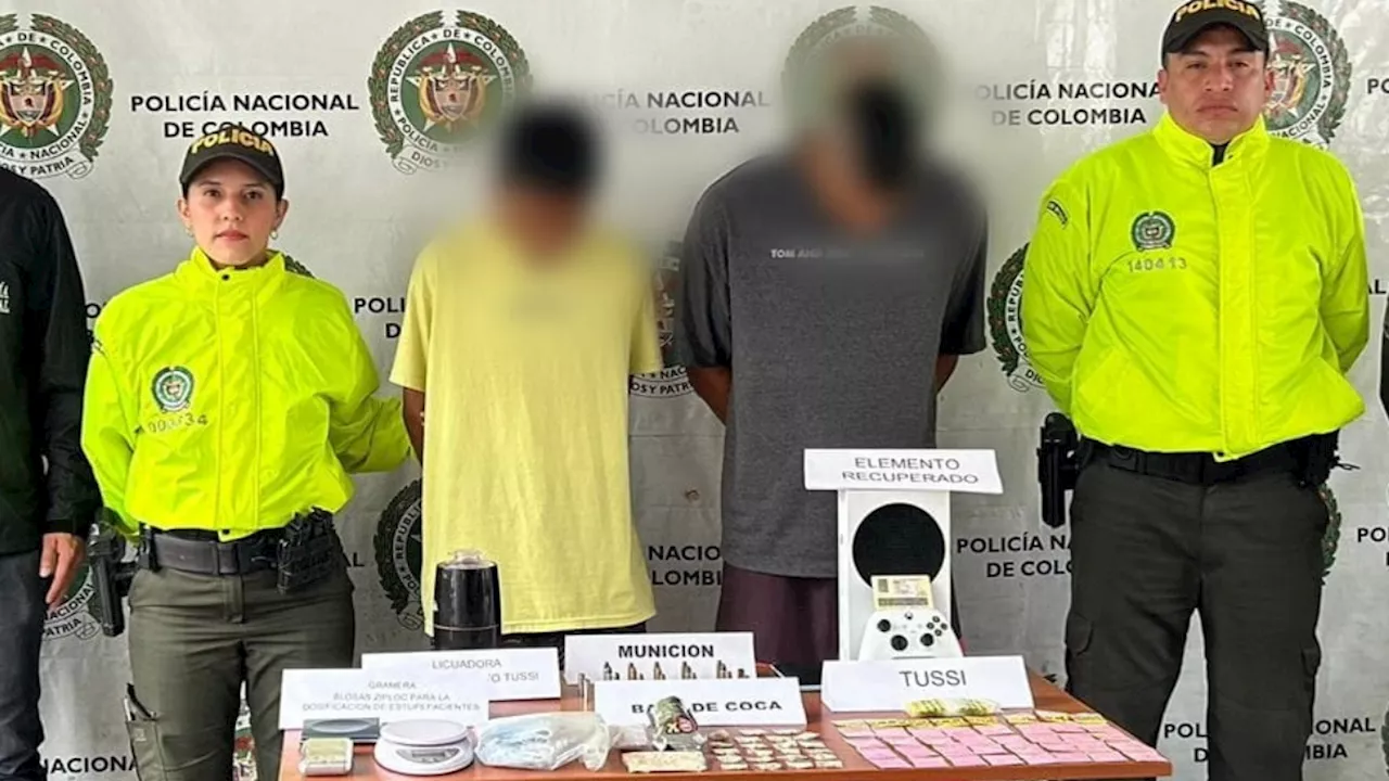 Desmantelan laboratorio de droga en Melgar, capturan dos reconocidos traficantes: les encontraron tussi, bazuco y armas