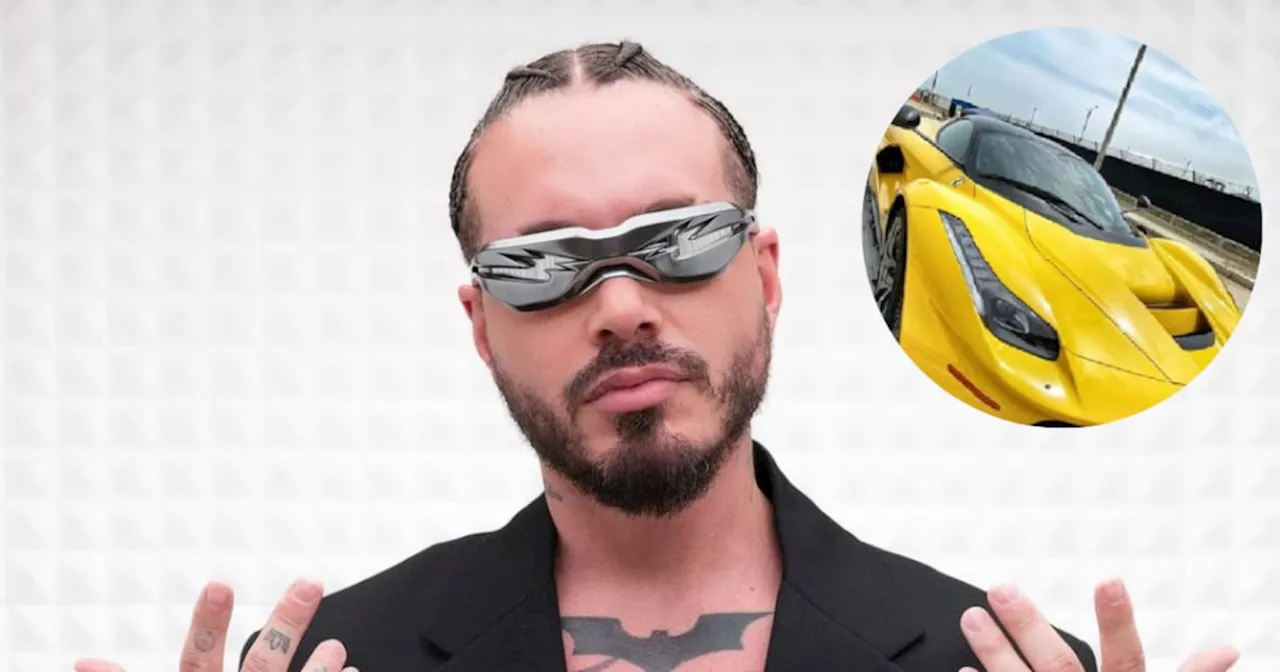 J. Balvin sorprende a seguidores al prestar su Ferrari