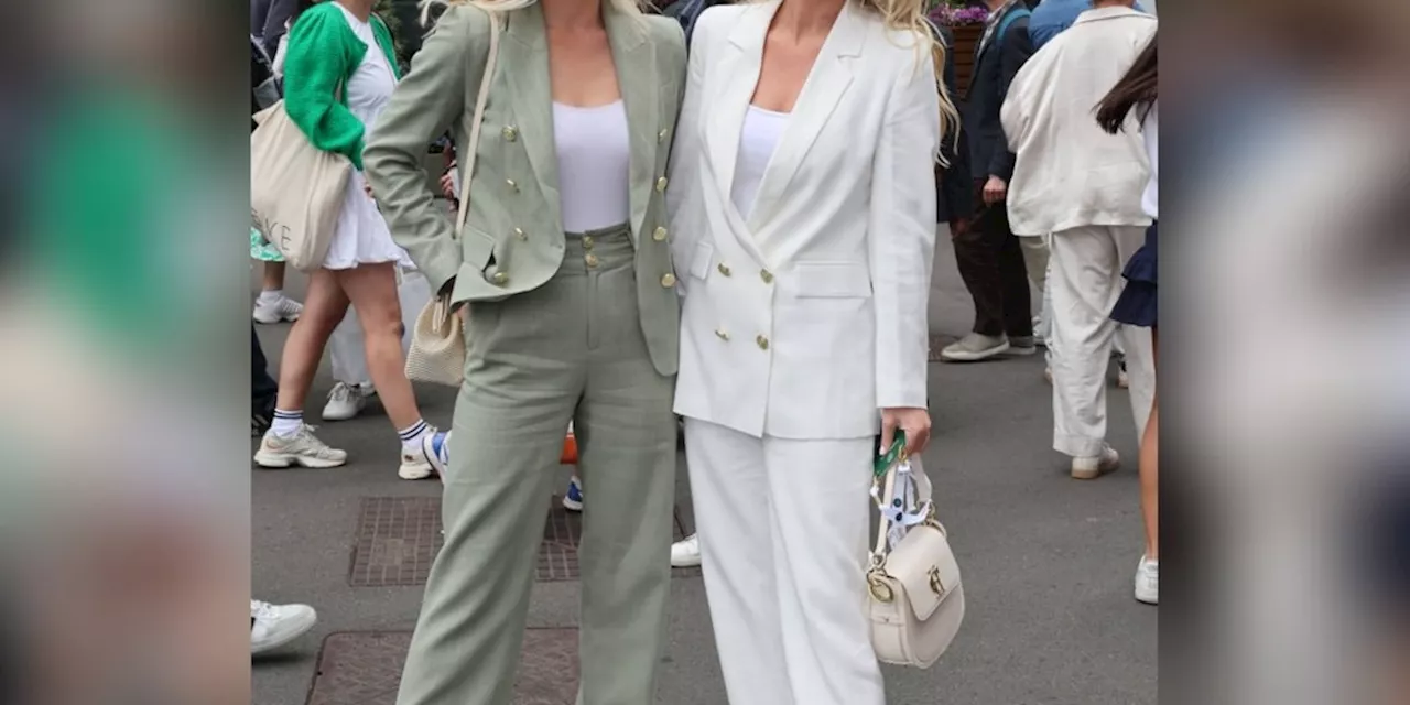 Stilbewusstes Duo beim Tennisturnier: Wimbledon wird zum Catwalk für Prinzessin Dianas Nichten