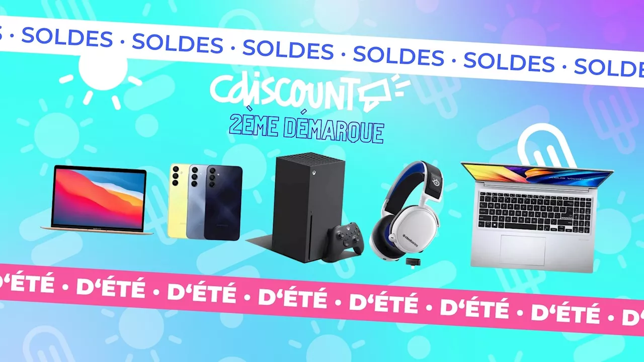 Une braderie est en cours pour la 2ème démarque des soldes chez Cdiscount