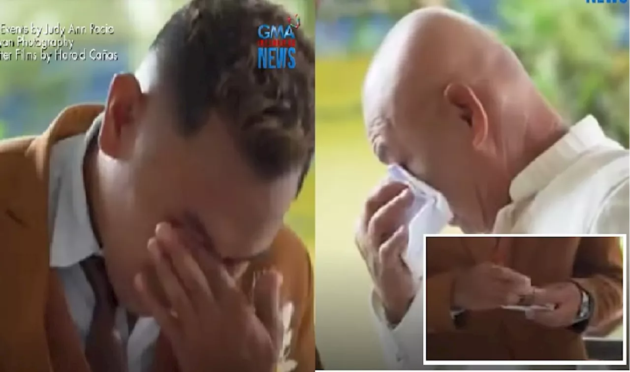 Groom at kaniyang pamilya, naiyak sa isang 'keychain' na sorpresa ng bride