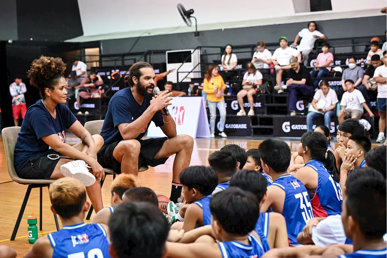 Joakim Noah visits Manila, talks about value of hard work and teamwork in clinic