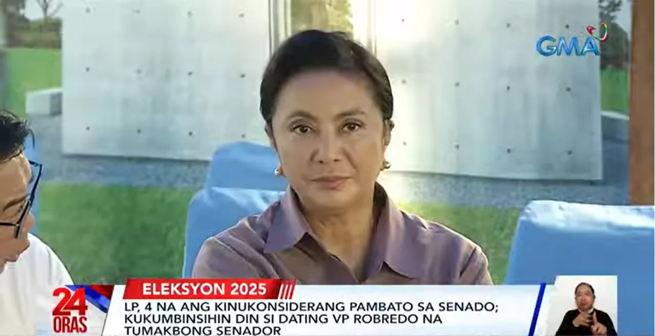 LP trying to convince Robredo to run for senate as alliances form for 2025 polls