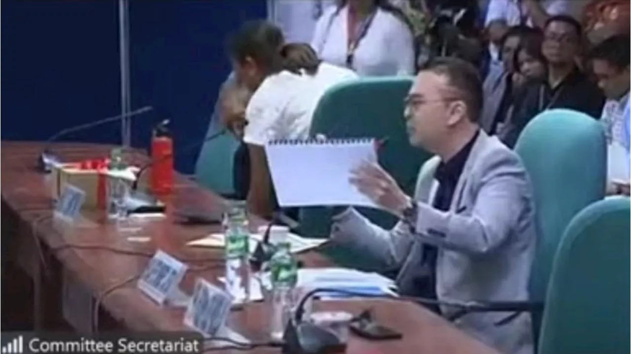 Nancy Binay walks out from Alan Cayetano-led hearing on New Senate Building