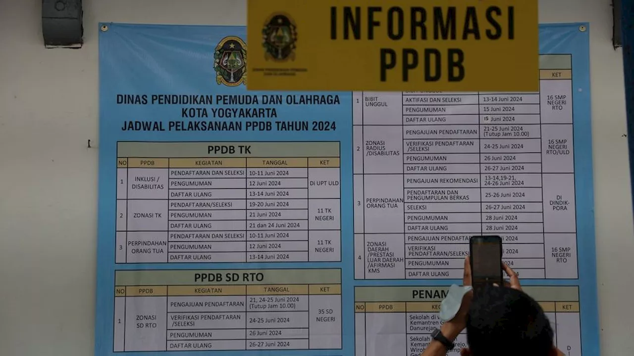 Ombudsman Temukan Modus Baru Dugaan Kecurangan PPDB SMA di Yogyakarta