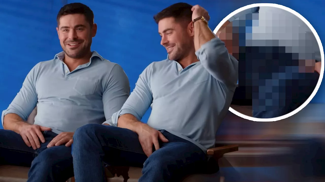 Peinlich! Zac Efron gibt Interview mit offener Hose