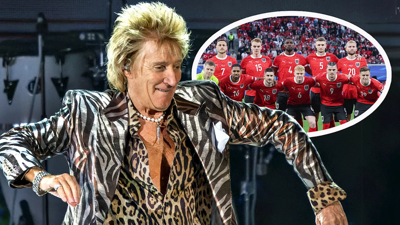 Spiel gegen Türkei – Rod Stewart feuerte Österreich an