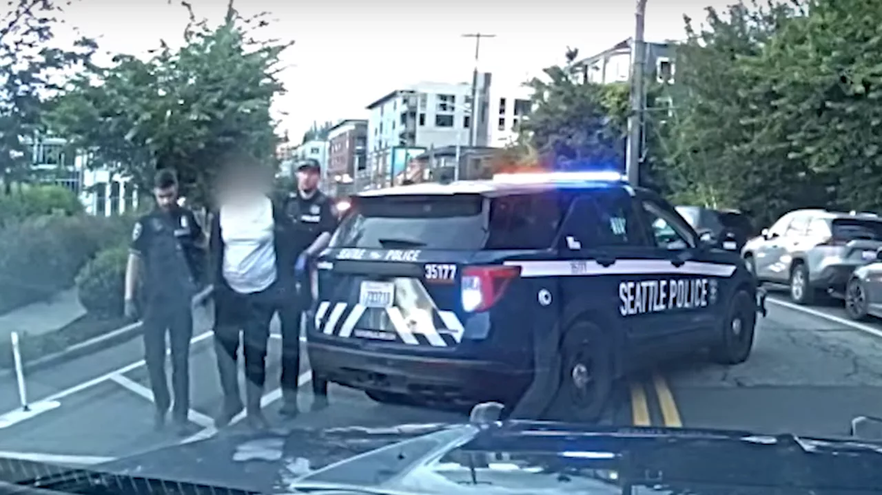 New bodycam video shows Seattle police arrest armed man on scooter in South Lake Union