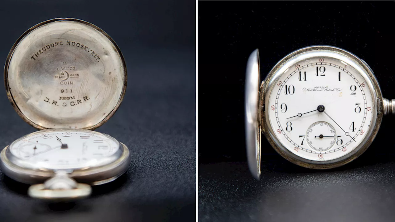 Theodore Roosevelt's pocket watch was stolen in 1987. It's finally back at his NY home