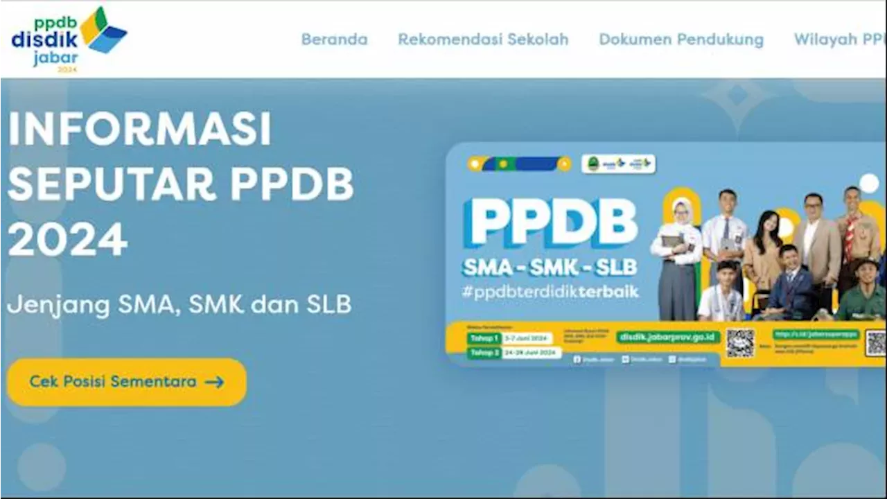 Ppdb Jabar 2024: Daftar Ulang PPDB Jabar Tahap 2 Dibuka Secara Online ...