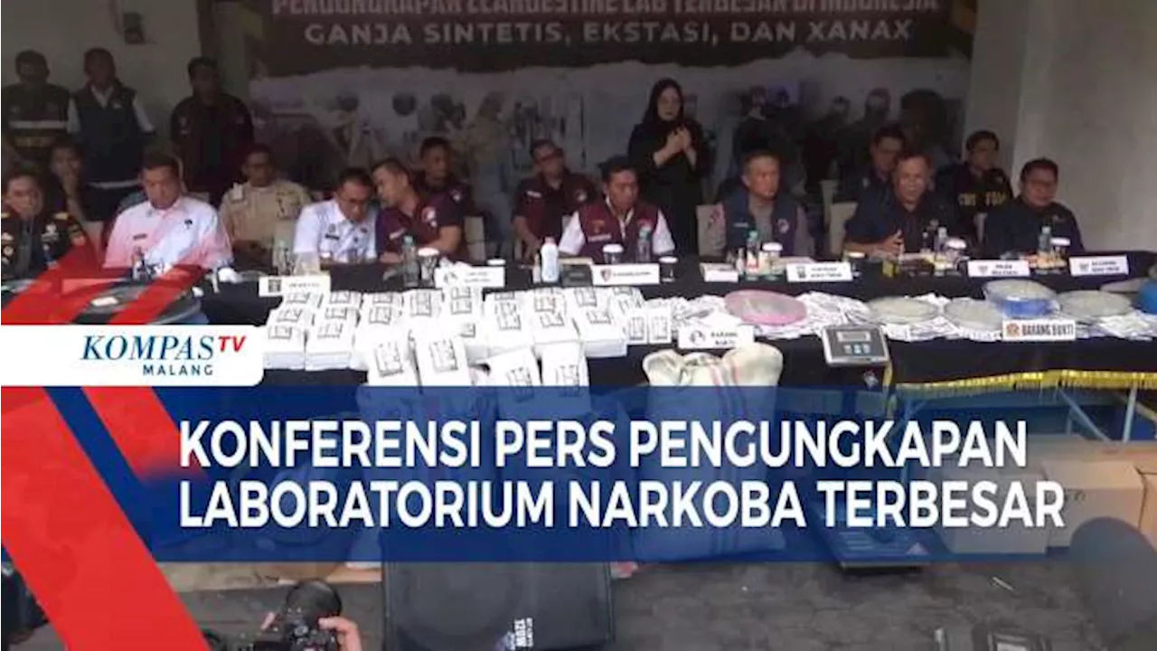 Eksklusif! Kondisi di Dalam Laboratorium Narkoba di Bukit Barisan Malang