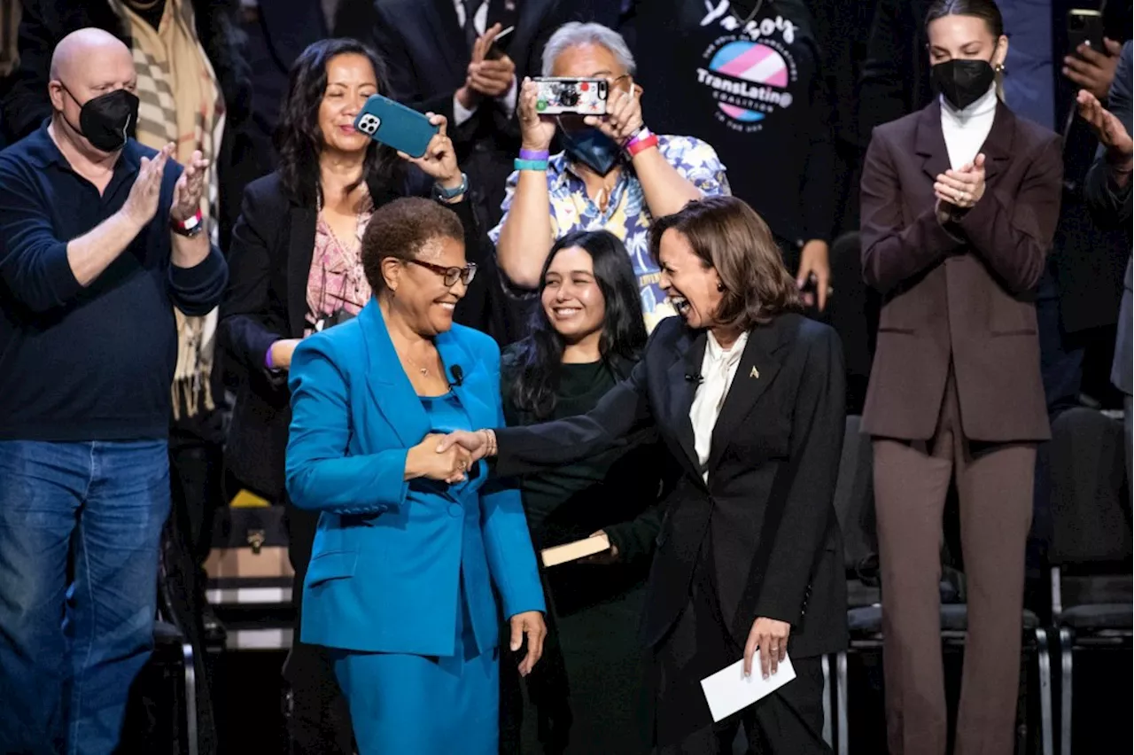 Making history: Karen Bass takes oath of office as LA’s first female mayor