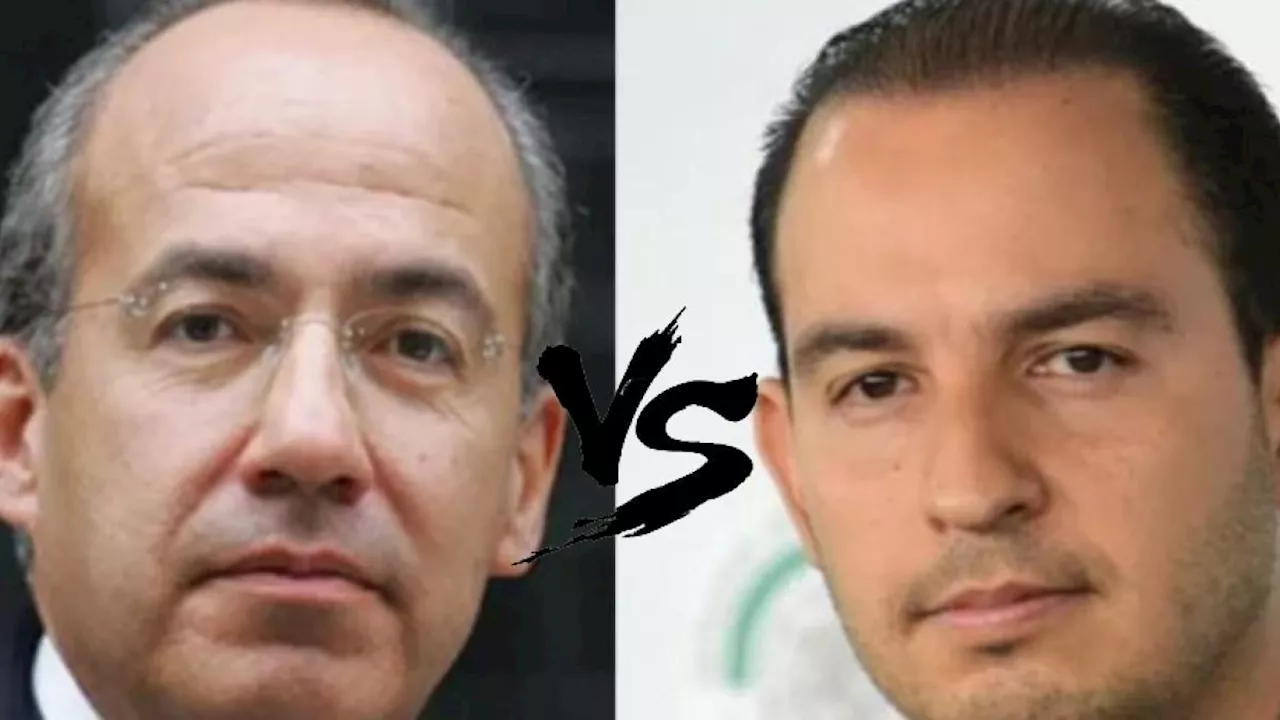 Felipe Calderón y Marko Cortés se acusan mutuamente por 'la caída' del PAN