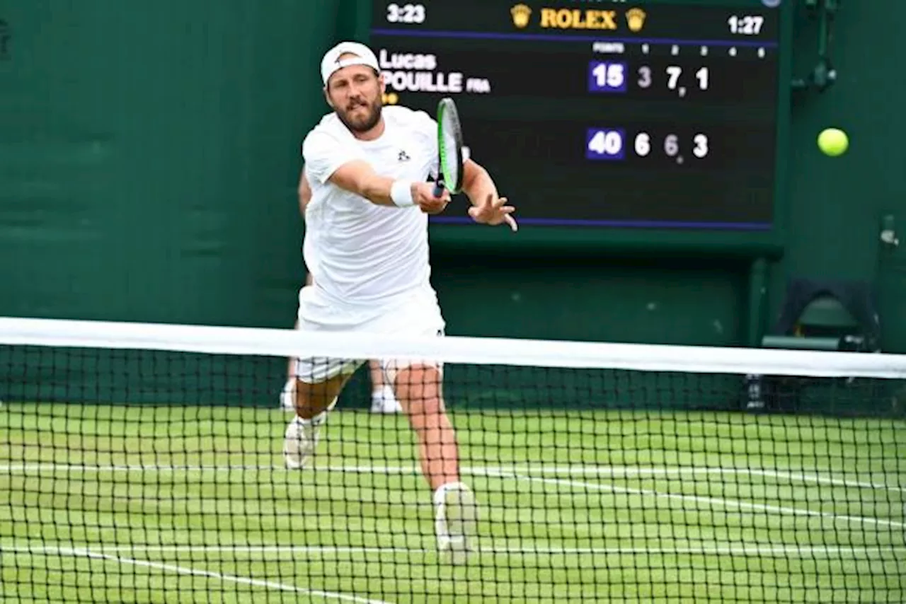Lucas Pouille s'offre Laslo Djere, sa première victoire à Wimbledon depuis 2019