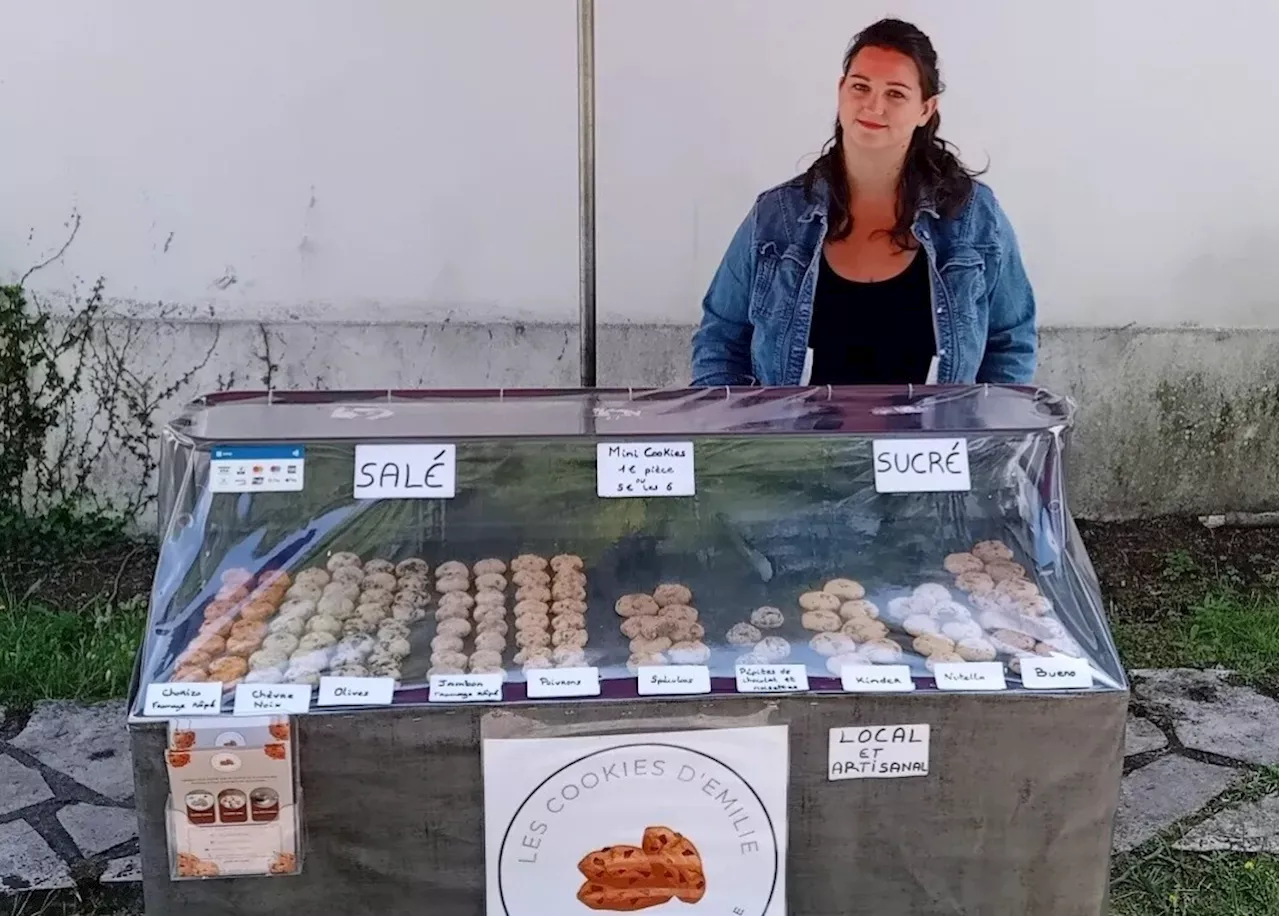 Saint-Brevin-les-Pins : les cookies d'Émilie ravissent les papilles sur les marchés