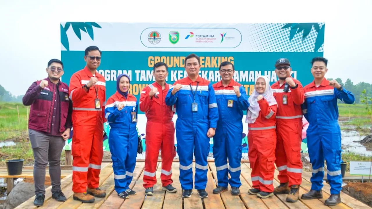 Sinergi Kilang Pertamina Plaju dan Pemprov Sumsel Bangun Taman Rawa di Kawasan Jakabaring, Tanam 55 Spesies Pohon Langka