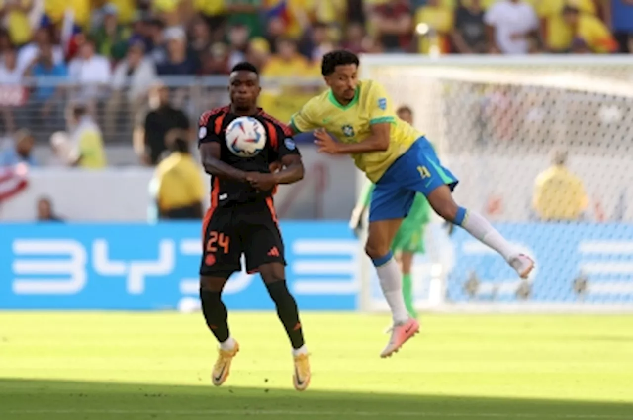 Brazil into Copa America quarters after 1-1 draw with Colombia