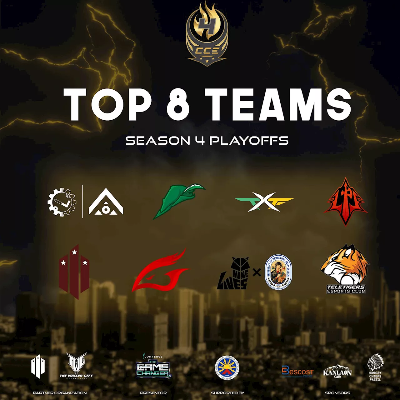 Four-peat seeking LPU leads playoff cast in Season 4 of CCE’s MLBB tilt