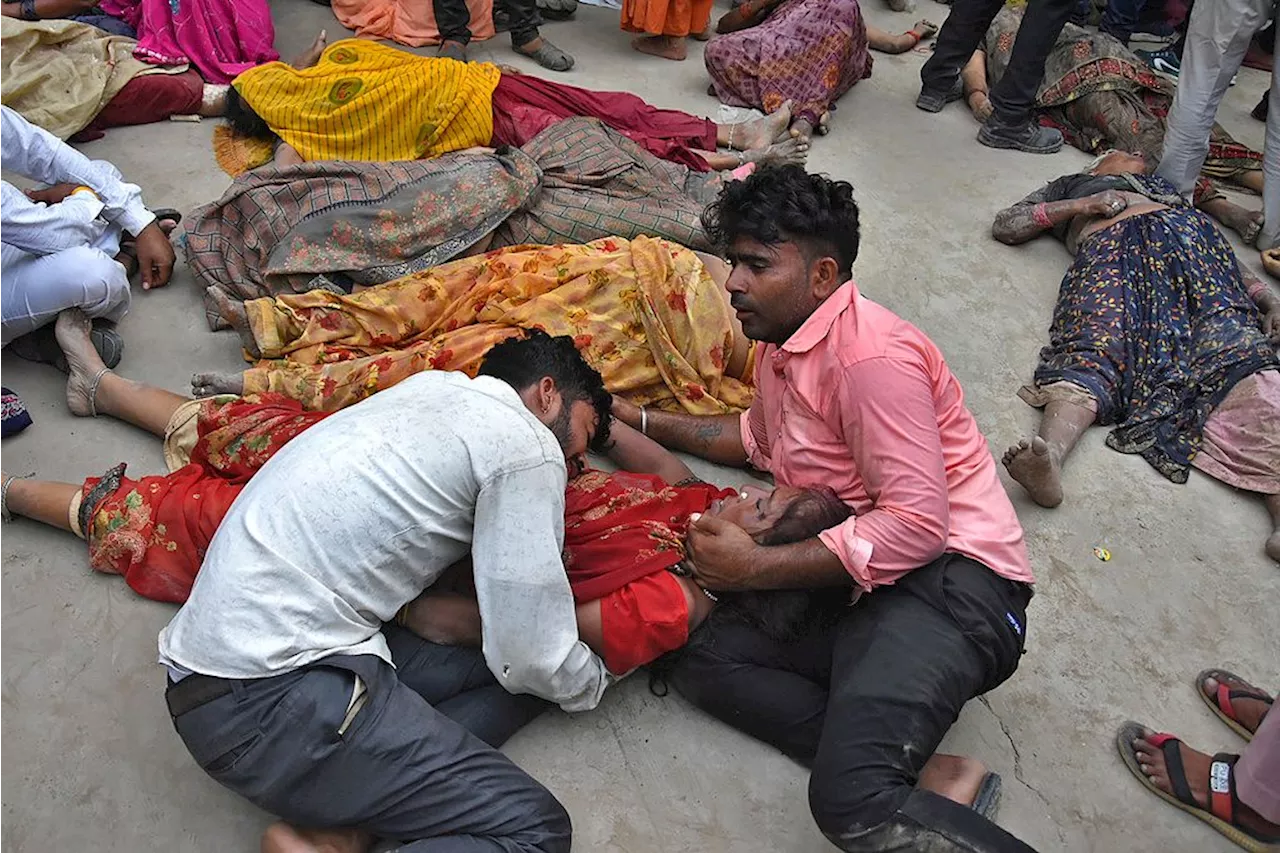 Stampede at religious event in India kills more than 100, mostly women and children